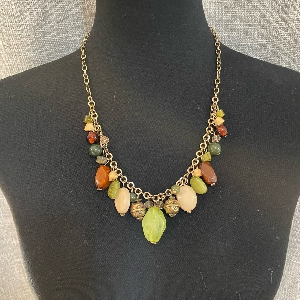 Calisa Designs MULTI COLOR BEADED NECKLACE‎